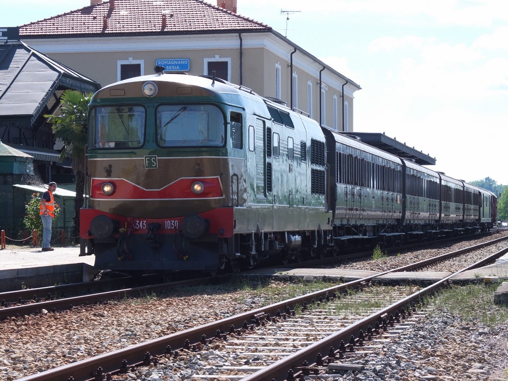 24 maggio: il treno torna a Varallo Sesia 
