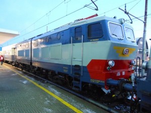 8 Dicembre 2012 - E 656.001 in partenza da Milano Lambrate per Trento